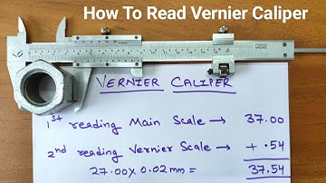 How to use and take a reading with vernier caliper | How to read manual vernier caliper
