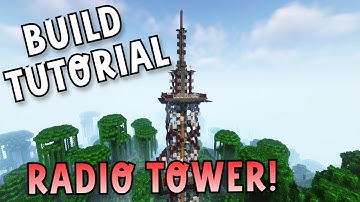 How to Build a Radio Tower! | Minecraft Build Tutorial