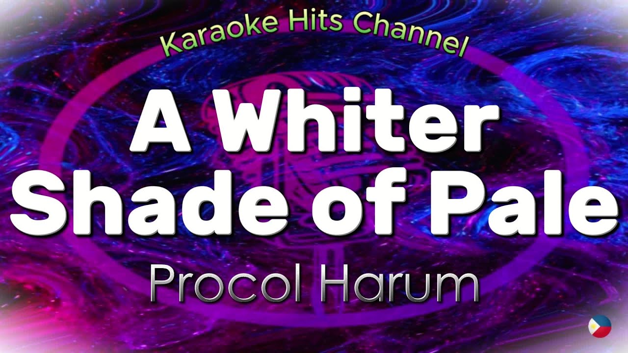 Procol Harum - A Whiter Shade of Pale (KARAOKE VERSION