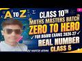 Class 10th Maths Real Number Zero to Hero Batch Class- 5 By Mukesh Verma