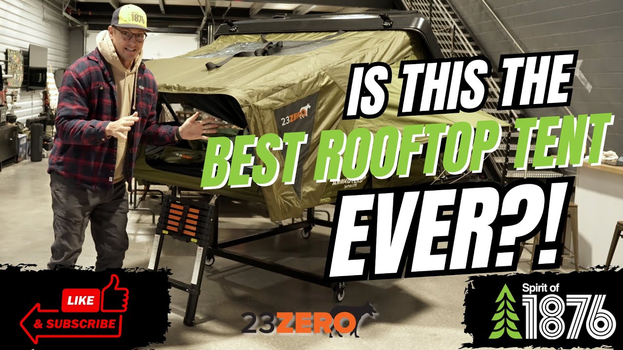 Возможно, это идеальная палатка на крышу | Первый взгляд на Armadillo Horizon от 23ZERO