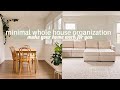 Budget diy simple home decor organize with me  home organization  minimal simple home