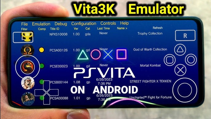 God of War Collection (PS Vita) Vita3K Emulator Android v1.6.0-5