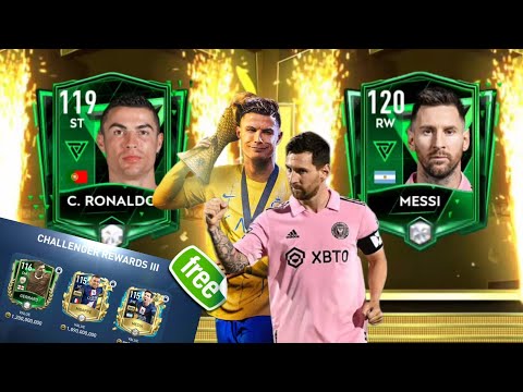 GOT FREE 120 MESSI PIONEER, 115 MESSI UTOTS, 119 C. RONALDO | FREE 8000 CLUB POINTS | FIFA MOBILE 23