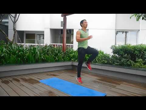 Bài tập cardio nâng cao 200 calo trong 10 phút tại nhà | HLV Ryan Long Fitness