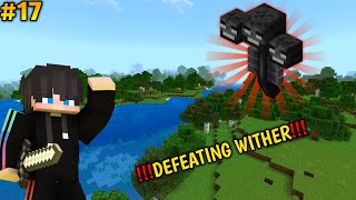 it's Time To Kill Wither🔥 | Minecraft Survival Series #17