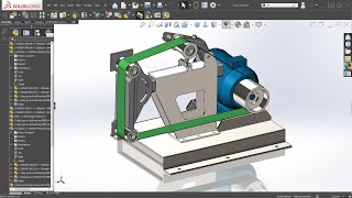 Solidworks tutorial #135 | belt sander | solidworks2020 tips