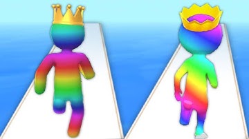 Giant Rush vs Size Up: Run Race Color 3D Gameplay All levels ( android / ios )