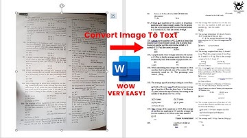 How To Convert Image To Text In Microsoft Word In Bangla || ছবি থেকে টেক্সটে কনভার্ট