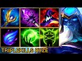 Enemy Ryze For Sure Triplekills - China Wild Rift Highlights By Tiarty