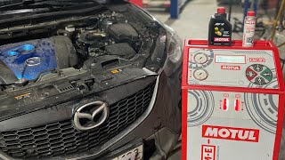 Mazda Cx5 полная аппаратная замена масла в акпп ford/aisin fw6a-el