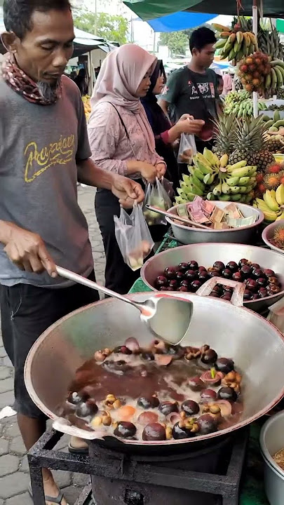 jajanan viral terbaru 2025 'Manggis Goreng' digoreng sekulitnya 😭#fyp #viral #jajananviral #unik