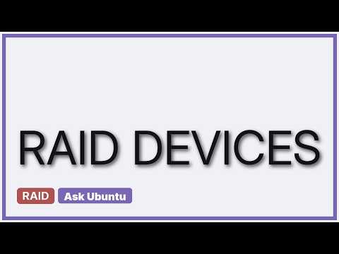 Ubuntu: Device or resource busy errors when setting up a RAID array