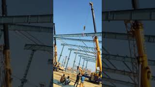 P.e.b structural erection