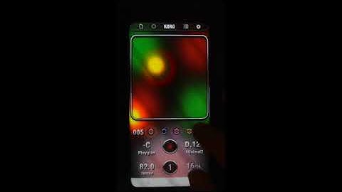 Making music using a Korg Kaossilator App 2020 - JGJ