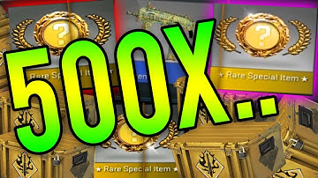 BIGGEST SPECTRUM CASE OPENING ON YOUTUBE! (Unboxing 500 CS:GO Cases)