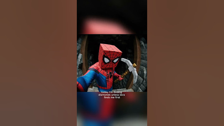 Minecraft Spider-Man Vlog #1 – Shoot Webs, Mine Diamonds!