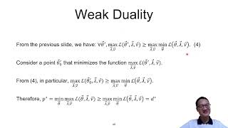 19 The SVM Dual Problem