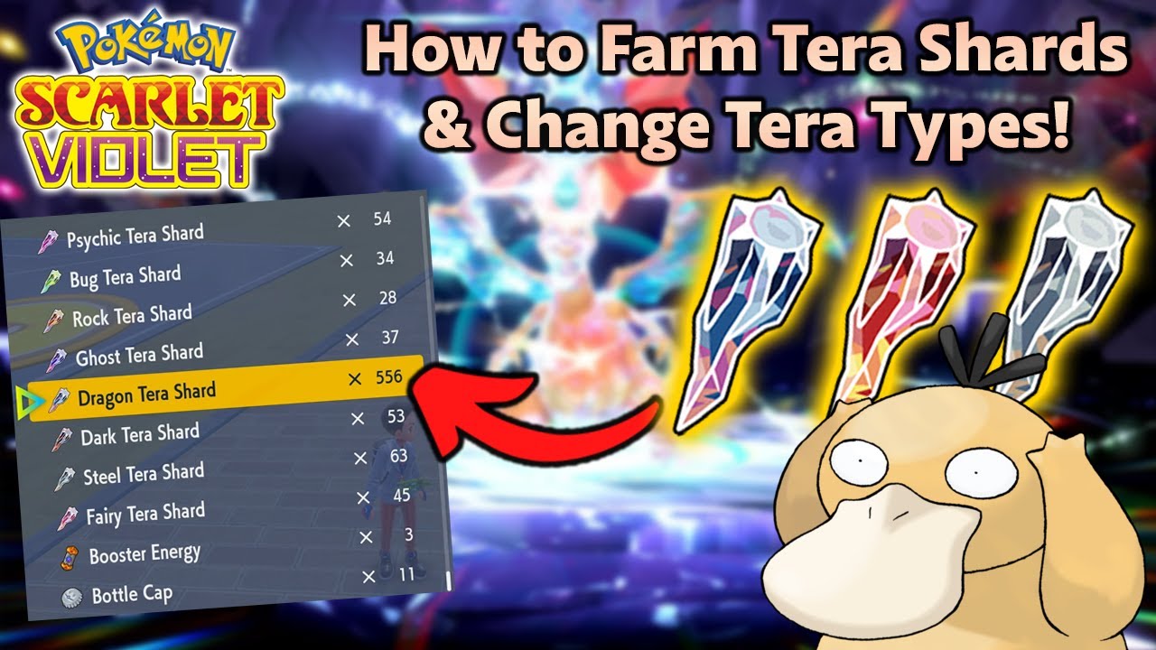 Pokemon Scarlet and Violet  Tera Type Guide - How To Change