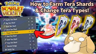 How to Farm Tera Shards and Change Your Pokemons Tera Type in Pokemon Scarlet and Violet