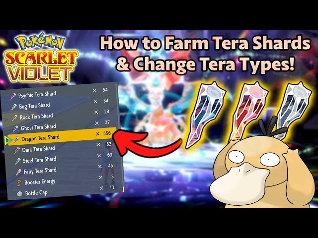 Pokemon Scarlet and Violet - How to change Pokemon Tera Type