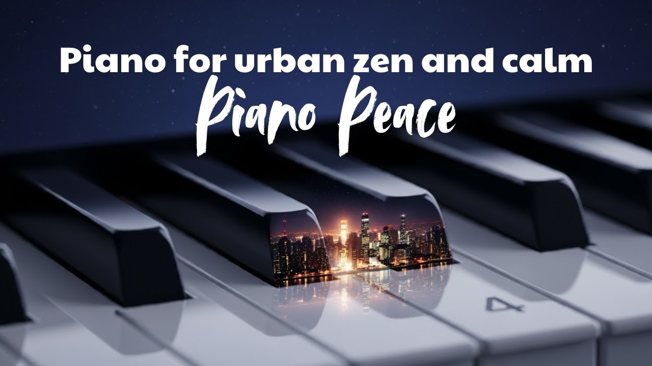 01 Hour Urban Zen Piano: Calm Your City Stress & Find Peace