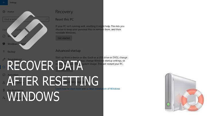 🔥 How to Recover Data After Resetting Windows 10, Resetting a Laptop to Factory Settings in 2021