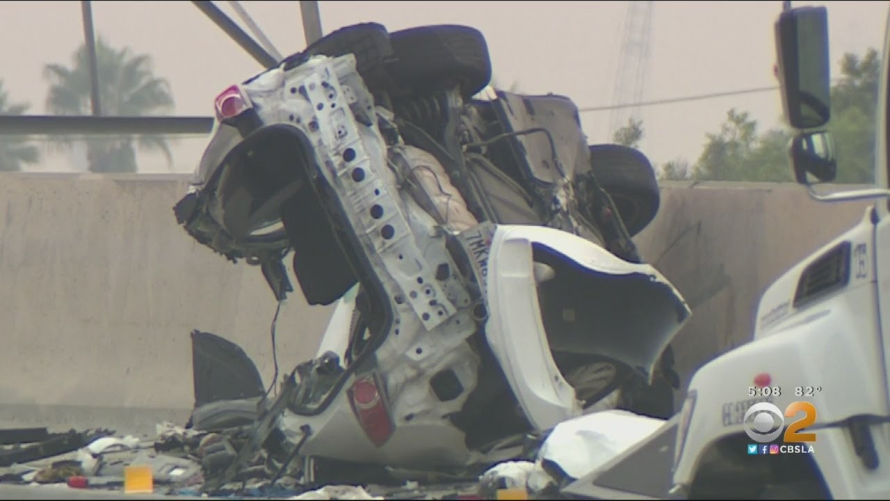 2 Killed In Fiery Wrong Way Crash In Harbor Gateway - YouTube