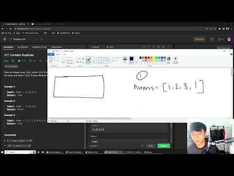 Contains Duplicate - Leetcode 217 - Hashset - Python