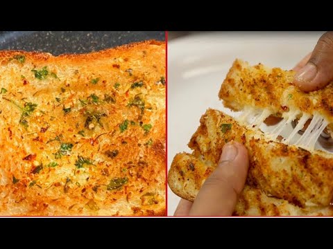Domino's style cheesy garlic bread with cheese dip������ Fasee's kitchen recipe - YouTube