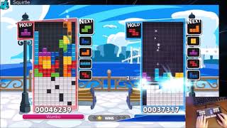 [Puyo Puyo Tetris 1] Intense Battle with T-Spins