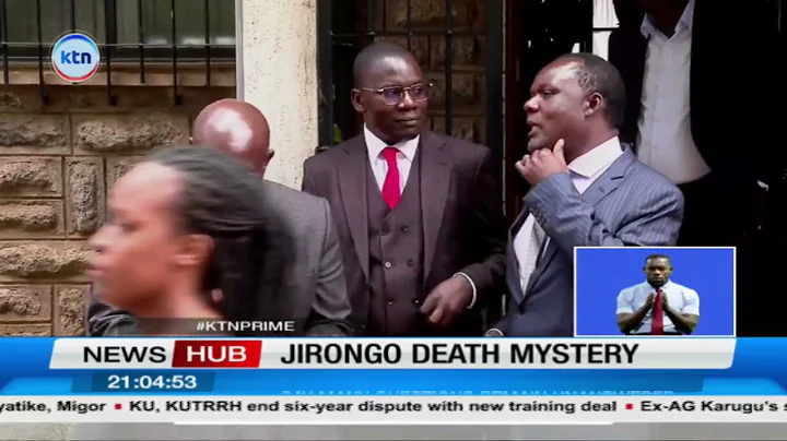 Opposition leaders demand answers for the cause of the death of Cyrus Jirongo