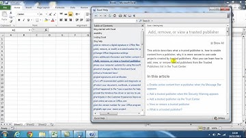 #7 Learn Excel 2010 Series-1 - Getting Help