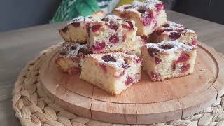 Çayin Kahveni̇n Yanina Yapmasi Kolay Prati̇k Anne Tari̇fi̇ Kirazlı Kek Tarifi Cherry Cake Recipe