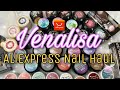 ALIEXPRESS NAIL HAUL | TRYING 40+ VENALISA NAIL PRODUCTS | Glitter, Fur, Jelly, Thermo, Mud, Sugar
