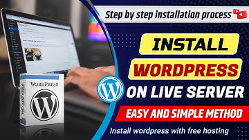 How to install WordPress on live server with free | WordPress installation and setup