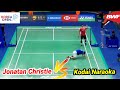 Korea Open Badminton 2022 | R16 MS Jonatan Christie (INA) vs Kodai Naraoka (JPN)