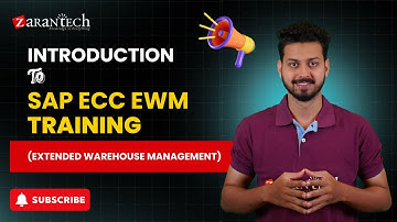 Introduction to SAP ECC EWM (Extended Warehouse Management) Training | ZaranTech