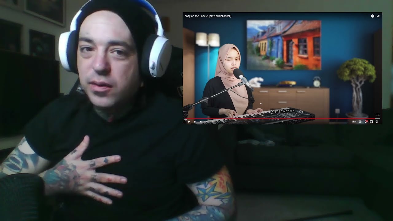 easy on me - adele (putri ariani cover) | Musician Reacts