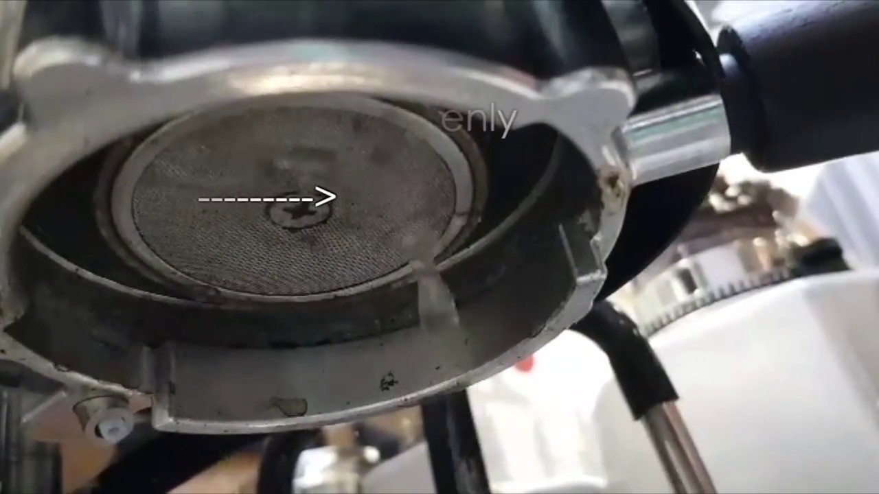 A dirty shower screen can cause uneven espresso water YouTube