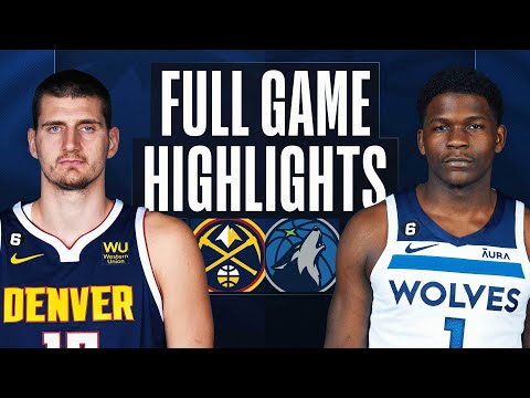 NUGGETS at TIMBERWOLVES | FULL GAME HIGHLIGHTS | January 2, 2023