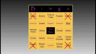 Halloween Bingo - How to Play for Schools and ESL classes