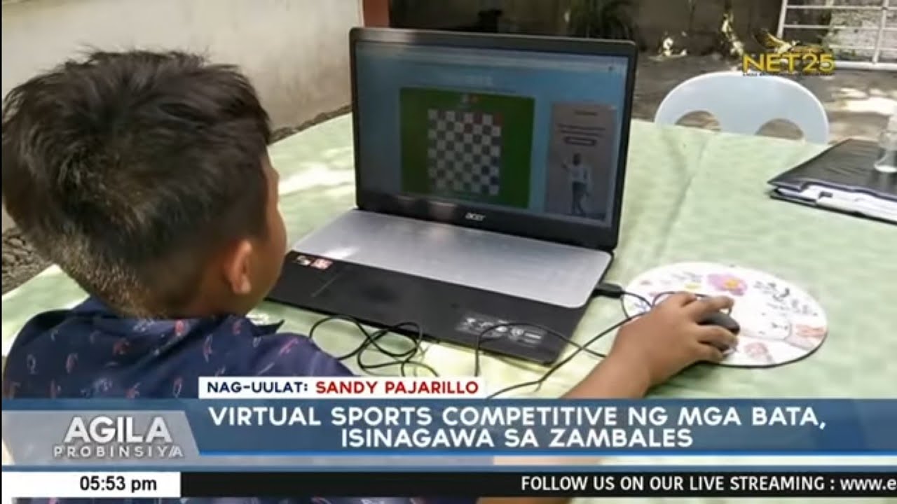 Virtual competitive sports ng mga bata, isinagawa sa Zambales