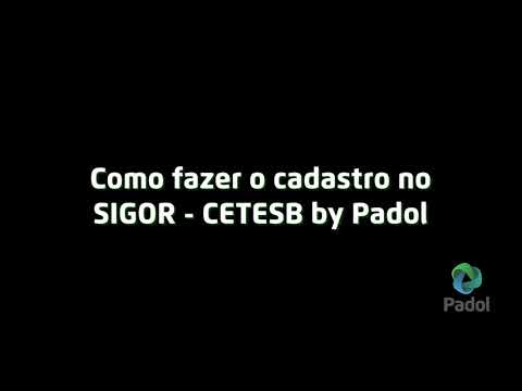 Como fazer cadastro no SIGOR CETESB by Padol