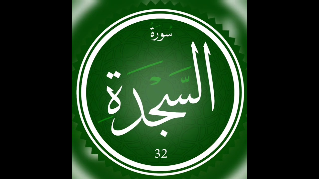 تلاوه عطره - سورة السجدة - لفضيلة الشيخ رضوان العبسي