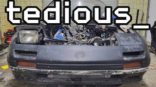 The RX7 Gets a Turbo and Stuff