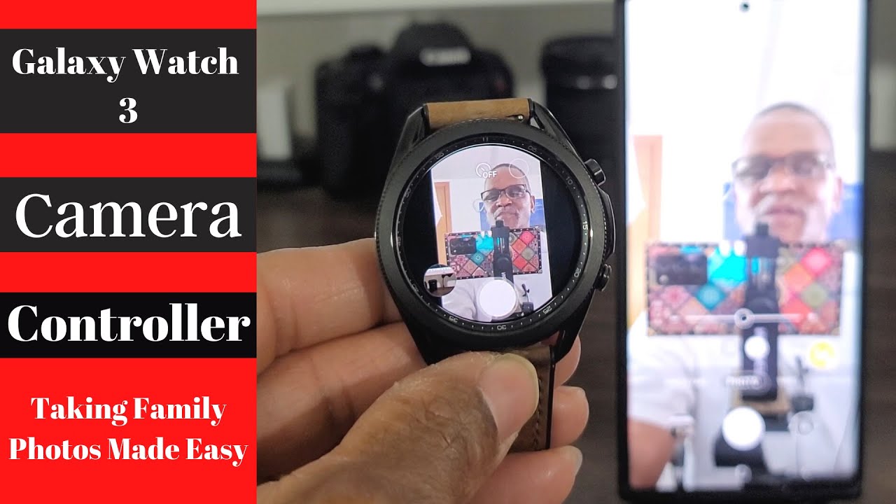 Jobtilbud assistent Kritisk Samsung Galaxy Watch 3 Camera Controller App - YouTube