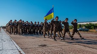 Нацгвардійці готуються до параду на честь Дня Незалежності України