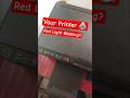 How to fix Epson printer? Power Button (Green)+ Red lights blinking? #epson #shorts