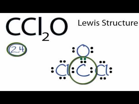 lewis structure for ccl2f2